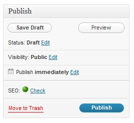 Publish Yoast optimized post