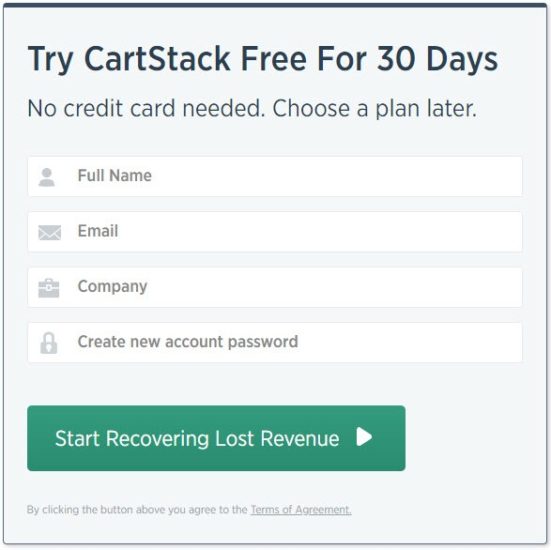 cartstack free 30 day trial