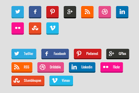 social buttons on every page